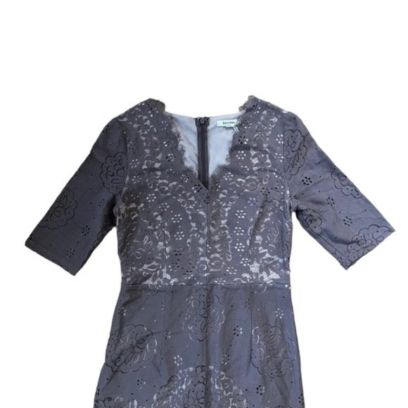 Soieblu Lace Eyelet High Low Dress Size Medium - Picture 2 of 13